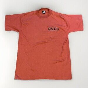 Vintage 90s Canada Niagara Falls Single Stitch  Tee Shirt Sz M Pink Made In USA